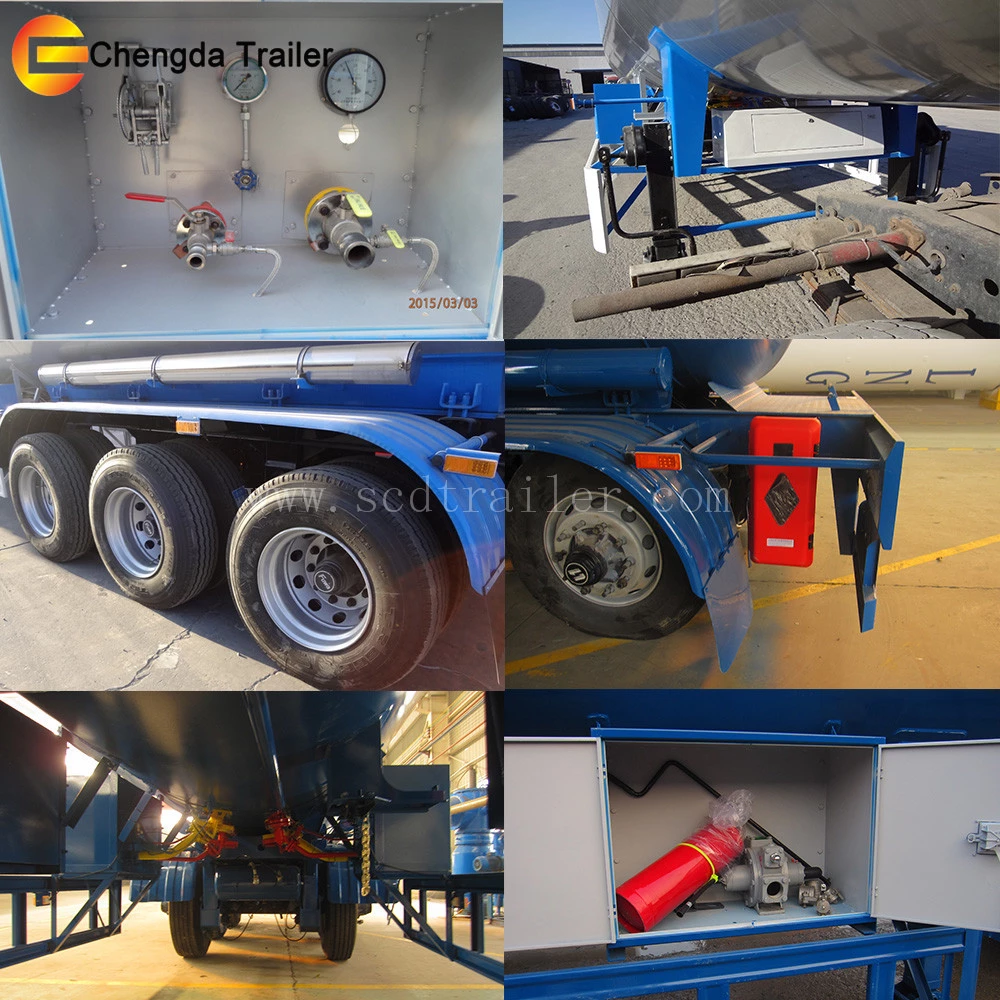 China LPG Gas Tank Truck With Mobile Dispenser Counter 48000 liter