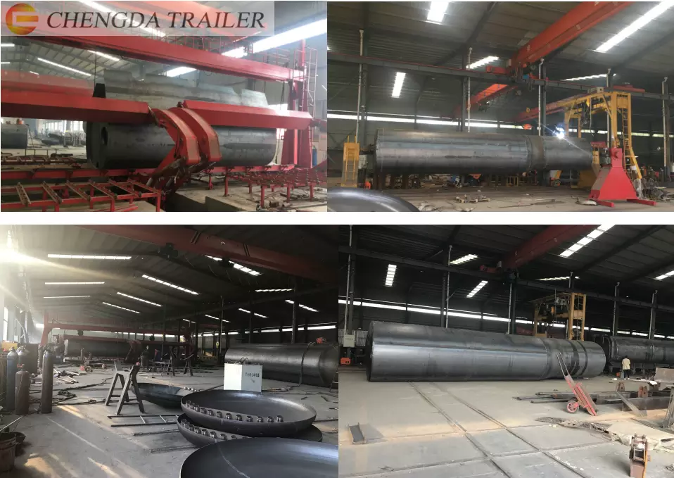 China LPG Gas Tank Truck With Mobile Dispenser Counter 48000 liter