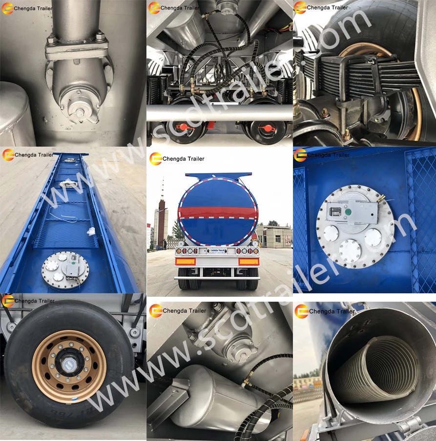 Made in China 3 Axles 3 Compartments Oil/Fuel Tank Trailer Price