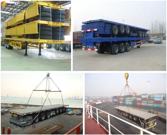 Customized 3 Axles box semi trailer with side open door