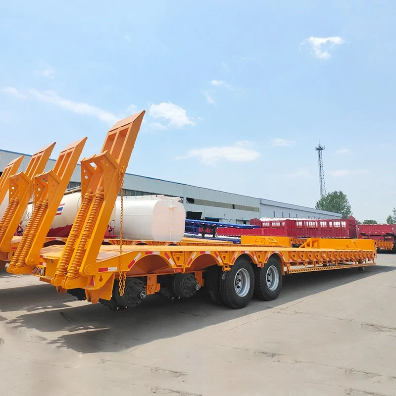 4 axle low bed trailer