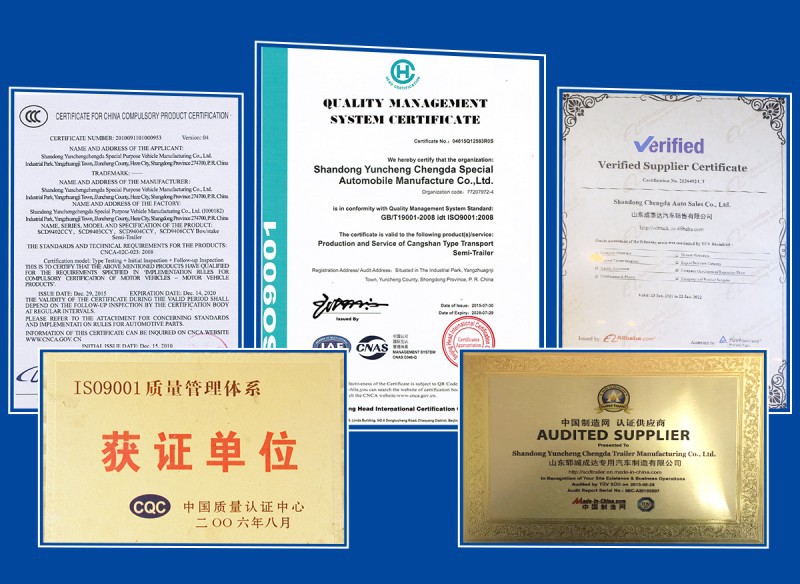 skeleton container trailer certificate skeleton container trailer certificate