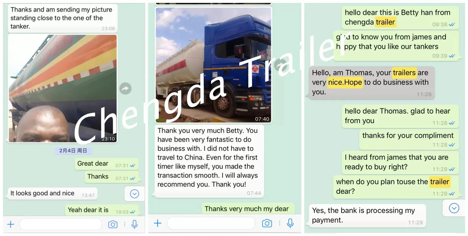 product-800-405 Fuel Tanker Trailer customer feedback