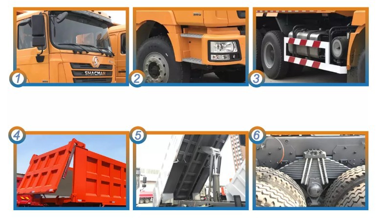 Shacman 10 Wheeler Dump Truck Details