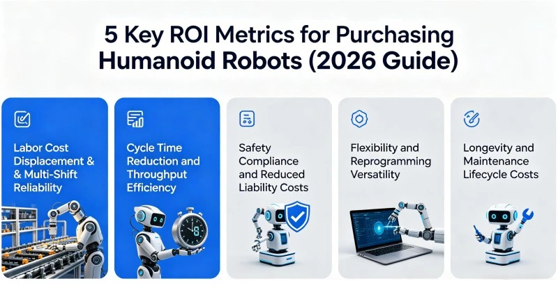 5 Key ROI Metrics for Purchasing Humanoid Robots 5 Key ROI Metrics for Purchasing Humanoid Robots