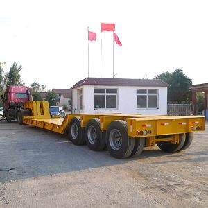 Detachable Hydraulic Gooseneck Low Bed Trailer