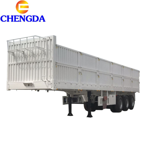 40tons Side Wall Flatbed Container Trailer
