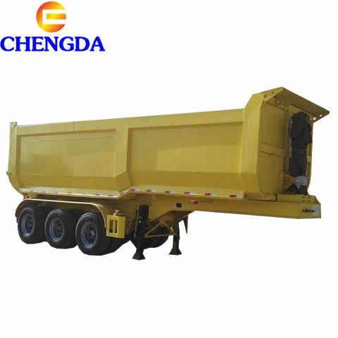 9-Meter Flat-Panel Dump Semi Trailer