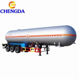 China LPG Gas Tank Truck With Mobile Dispenser Counter 48000 Liter