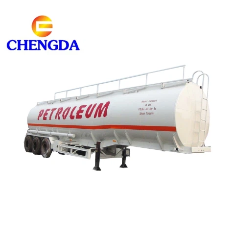 Heavy Duty Oil Fuel Tank Semi Trailer For Tanzania