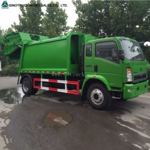 Howo 12cbm Compressor Garbage Truck