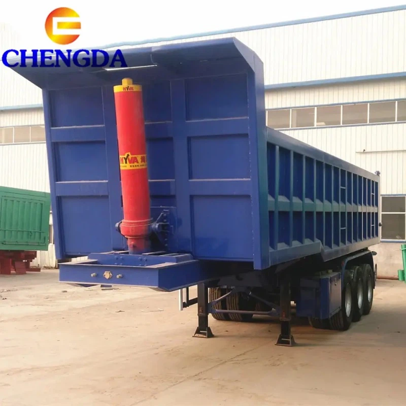 3 Axle Cargo Dump Trailer