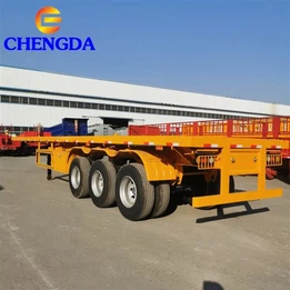 3 Axle 45ft Flatbed Trailer
